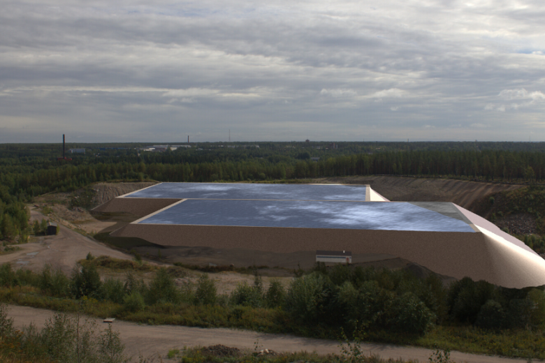 Hyvinkään Kulomäen sorakuoppa johon suunnitellaan lämmön kausivarastoa