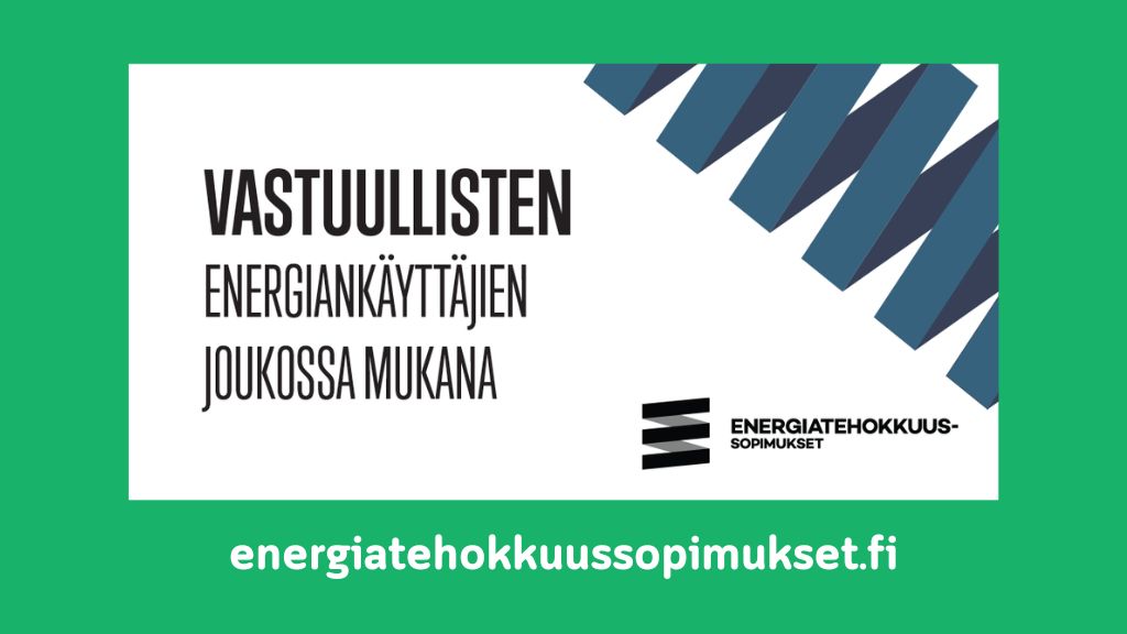 Hyvinkään Lämpövoima on mukana uudella energiatehokkuussopimuskaudella 2026-2035