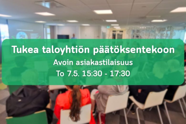 Hyvinkään Lämpövoima järjestää avoimen asiakastilaisuuden isännöitsijöille ja taloyhtiön hallituksille